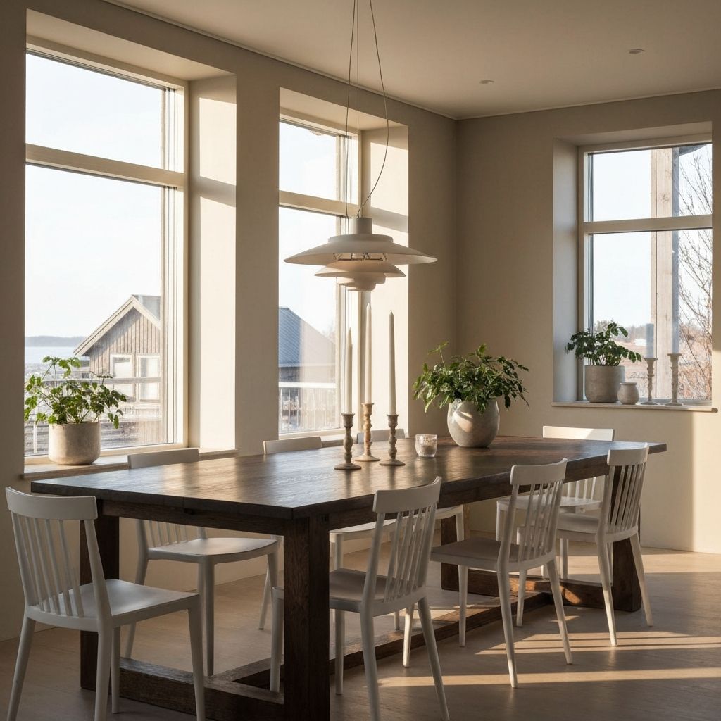 Solid Oak Dining Table view 3