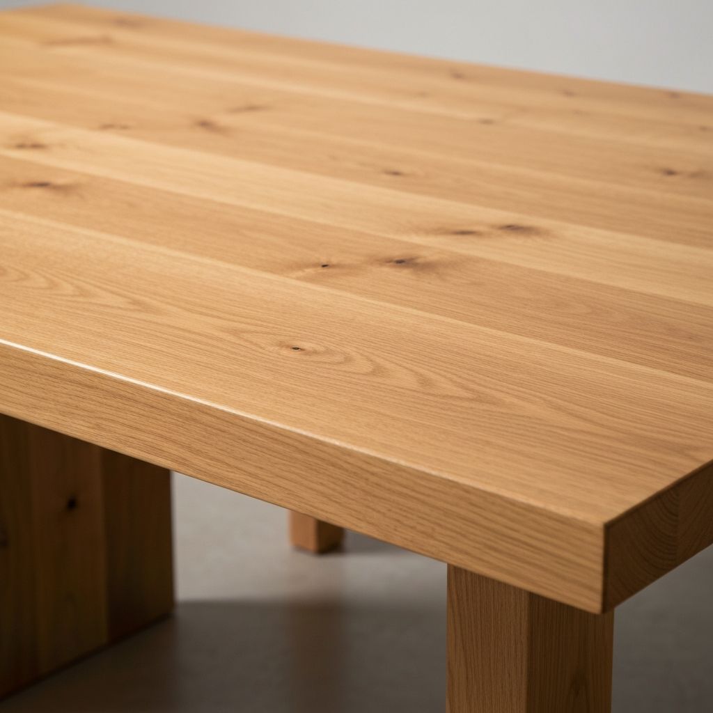 Solid Oak Dining Table view 2